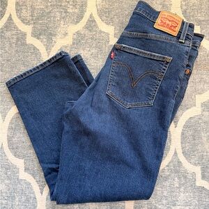 Levi's women’s Ribcage Straight Ankle Jeans